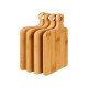 SET 4 TABLAS 11 X 18 CM