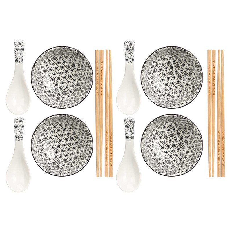 SET 12 PIEZAS SUSHI BLANCO