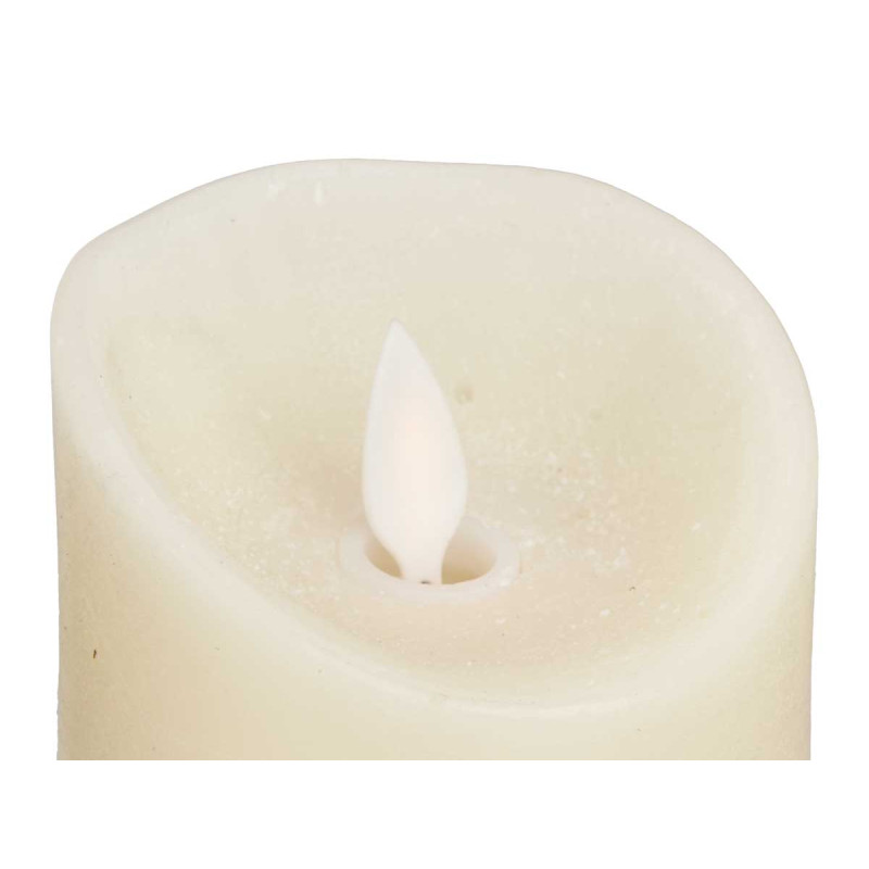 CANDELA LED CREMA PICCOLA 10CM