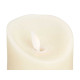 BOUGIE LED CRÈME MOYENNE 12.5CM
