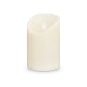 TALL WIDE CREAM LED CANDLE