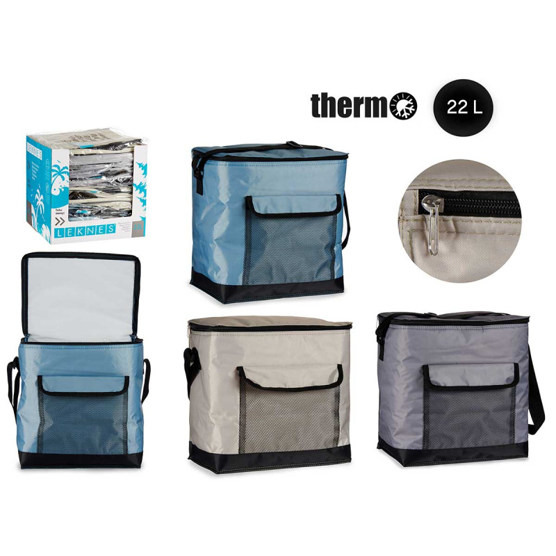 SACO TÉRMICO 22L SORTIDO 3 COR PASTEL