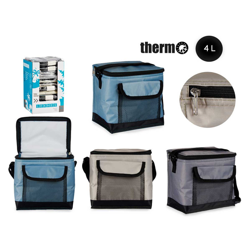 GLACIERE 4L POCHE EXTERIEUR SET 3 PASTEL