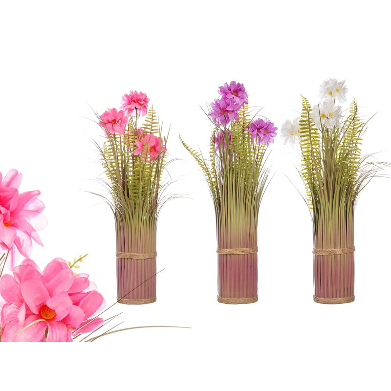 RAMO FLORES PETALAS LARGAS 3 CORES