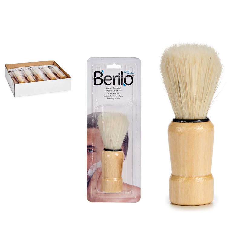 PINCEL PARA BARBEAR CABO MADEIRA