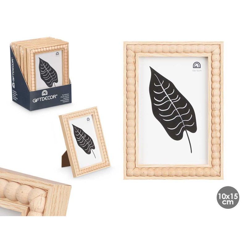 NATURAL BALL PHOTO FRAME 10 X 15 CM