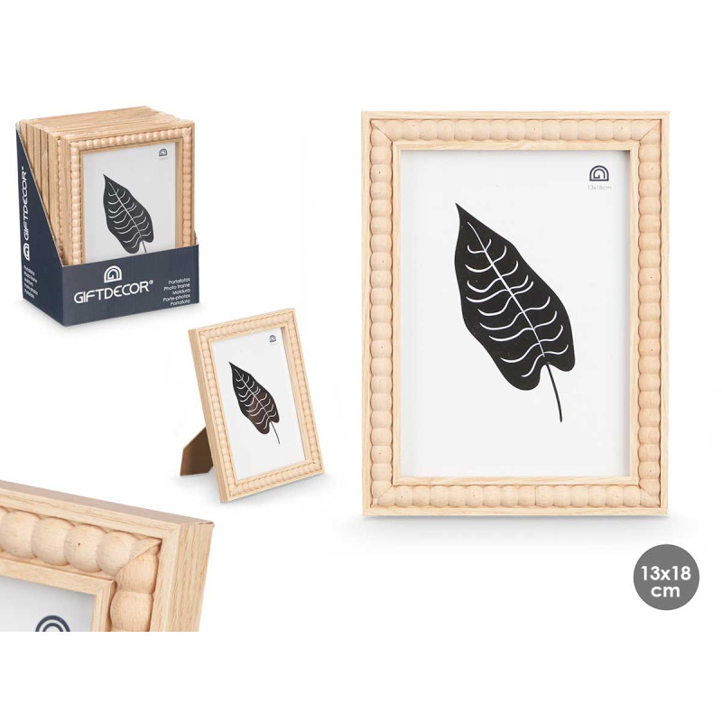 NATURAL BALL PHOTO FRAME 13 X 18 CM