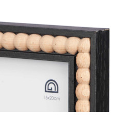 CADRE PHOTO NOIR BOULES 15 X 20 CM