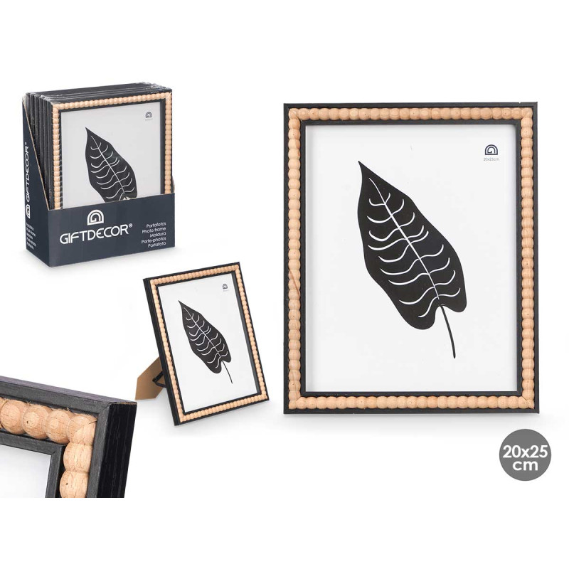 BLACK BALL PHOTO FRAME 20 X 25 CM