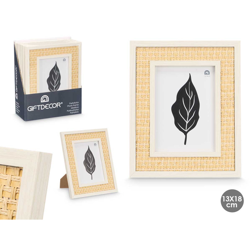 NATURAL ROPE PHOTO FRAME 13 X 18 CM