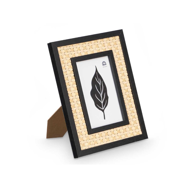 BLACK ROPE PHOTO FRAME 10 X 15 CM