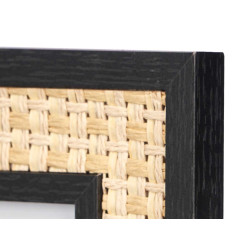 BLACK ROPE PHOTO FRAME 13 X 18 CM