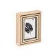 SET 3 BLACK PHOTO FRAMES 3 SIZES