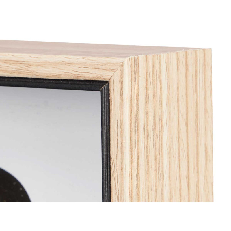 SET 3 BLACK PHOTO FRAMES 3 SIZES