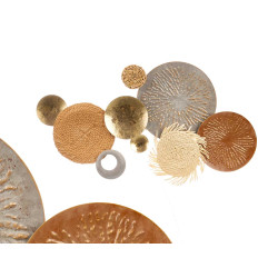 CIRCLES GRASS METAL MURAL 