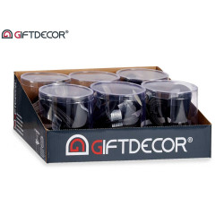 LAMPADARIO CORDA PLASTICA NERO