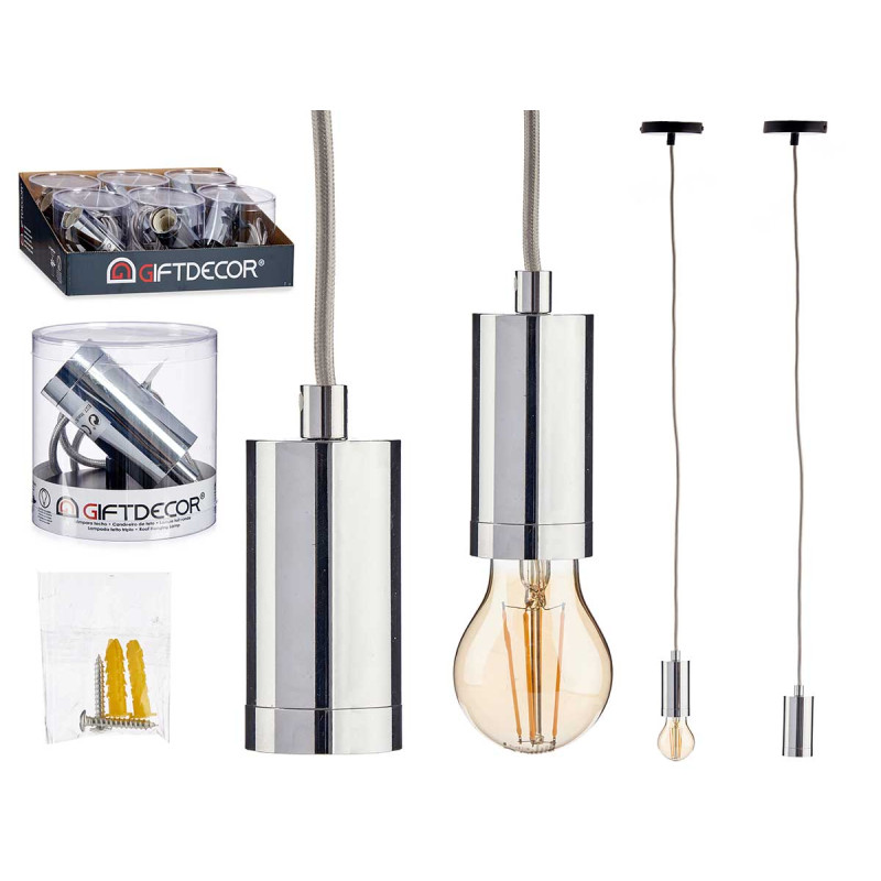 IRON LAMPHOLDER SILVER