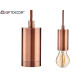 LAMPE SUSPENDU ACIER BRONZE