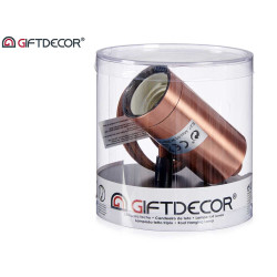 LAMPE SUSPENDU ACIER BRONZE