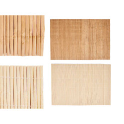 NATTE BAMBOU NATUREL 30X44CM SET 2
