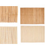 NATTE BAMBOU NATUREL 30X44CM SET 2