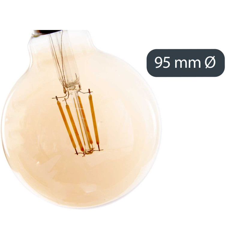 LÂMPADA LED VINTAGE 95MM
