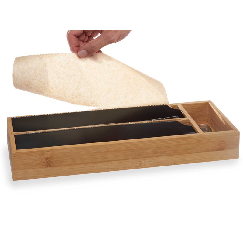 DISPENSADOR DUPLO FILM BAMBU