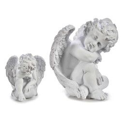 FIGURINE POLYRESINE ANGE DORMIR