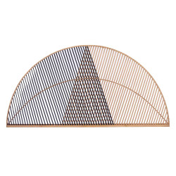 TÊTE DE LIT ROTIN TRIANGLE NATUREL NOIR 160CM
