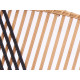 CABECERO RATTAN TRIANGULO NATURAL NEGRO 160CM