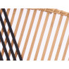 TÊTE DE LIT ROTIN TRIANGLE NATUREL NOIR 160CM