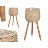 PORTAVASO CHIARO CON ZAMPE 39CM