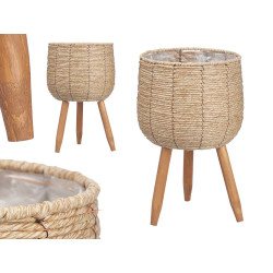 PORTAVASO CHIARO CON ZAMPE 56CM