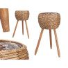 PORTAVASO SCURO CON ZAMPE 37CM