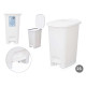 BALDE DO LIXO 25L PEDAL BRANCO
