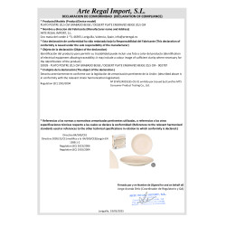 PIATTO DOLCE 20,5CM INCISO BEIGE 