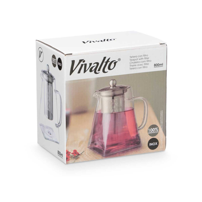 TETERA ASA FILTRO ACERO 800ML