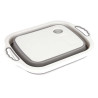 COLLAPSIBLE CUTTING BOARD WITH COLANDER