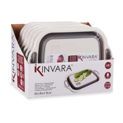 TABLA DE CORTAR PLEGABLE CON COLADOR