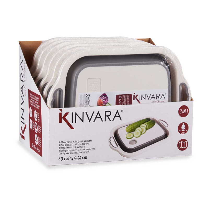 TABLA DE CORTAR PLEGABLE CON COLADOR