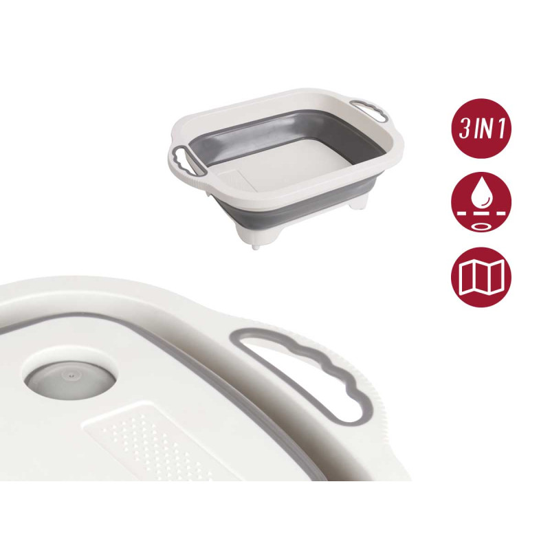 TABLE A DECOUPER PLIABLE AVEC PASSOIRE
