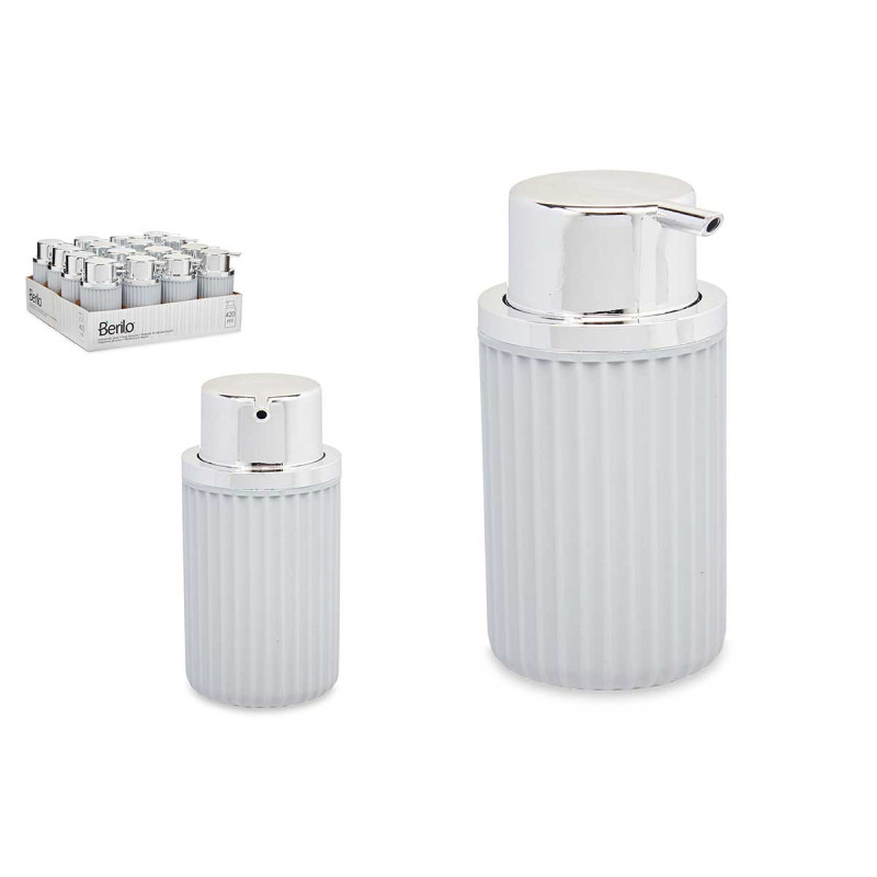 DISPENSER SAPONE PLASTICA 420ML GRIGIO