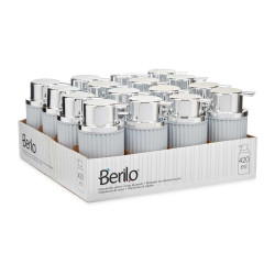 DISPENSER SAPONE PLASTICA 420ML GRIGIO