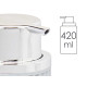 420ML GREY PLASTIC SOAP DISPENSER