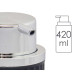 420ML ANTHRACITE PLASTIC SOAP DISPENSER
