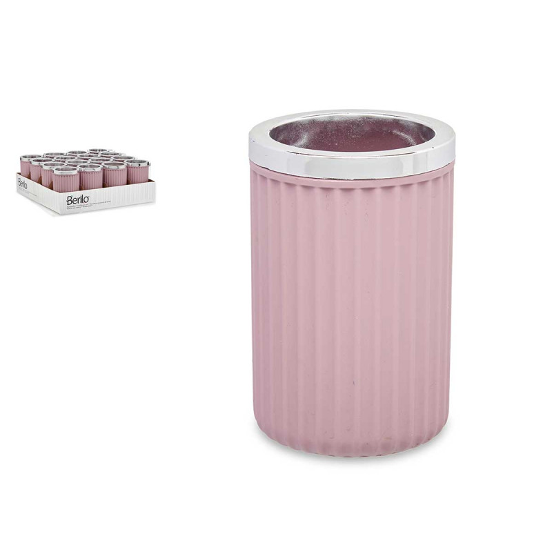 VASO MULTIUSO PLASTICO ROSA