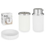 SET DA BAGNO 3 PEZZI BIANCO