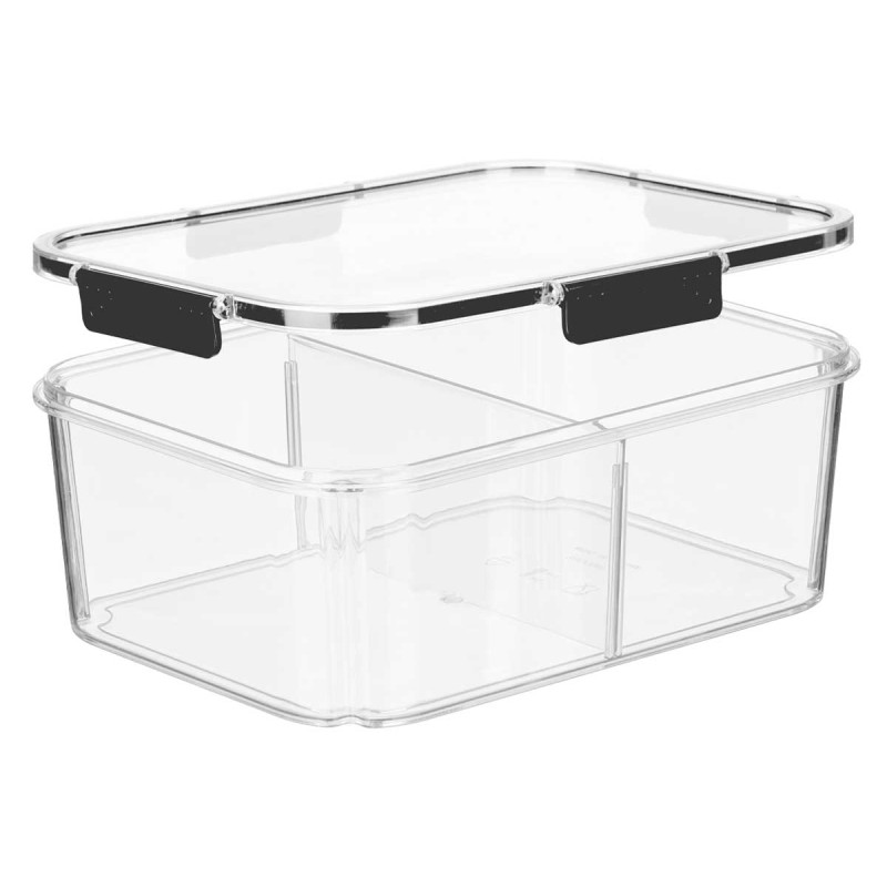 PORTAPRANZO DIVISORIO ERMETICO NERO 3,3L