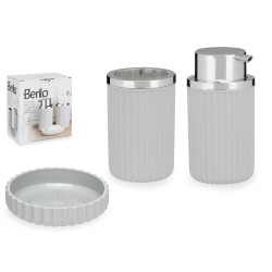 SET BAIN 3 PCS GRIS