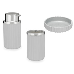 SET BAÑO 3 PZS GRIS